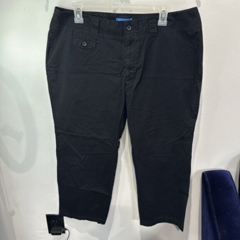 Dockers Nouveau Fit Black Slacks Women's Size 16